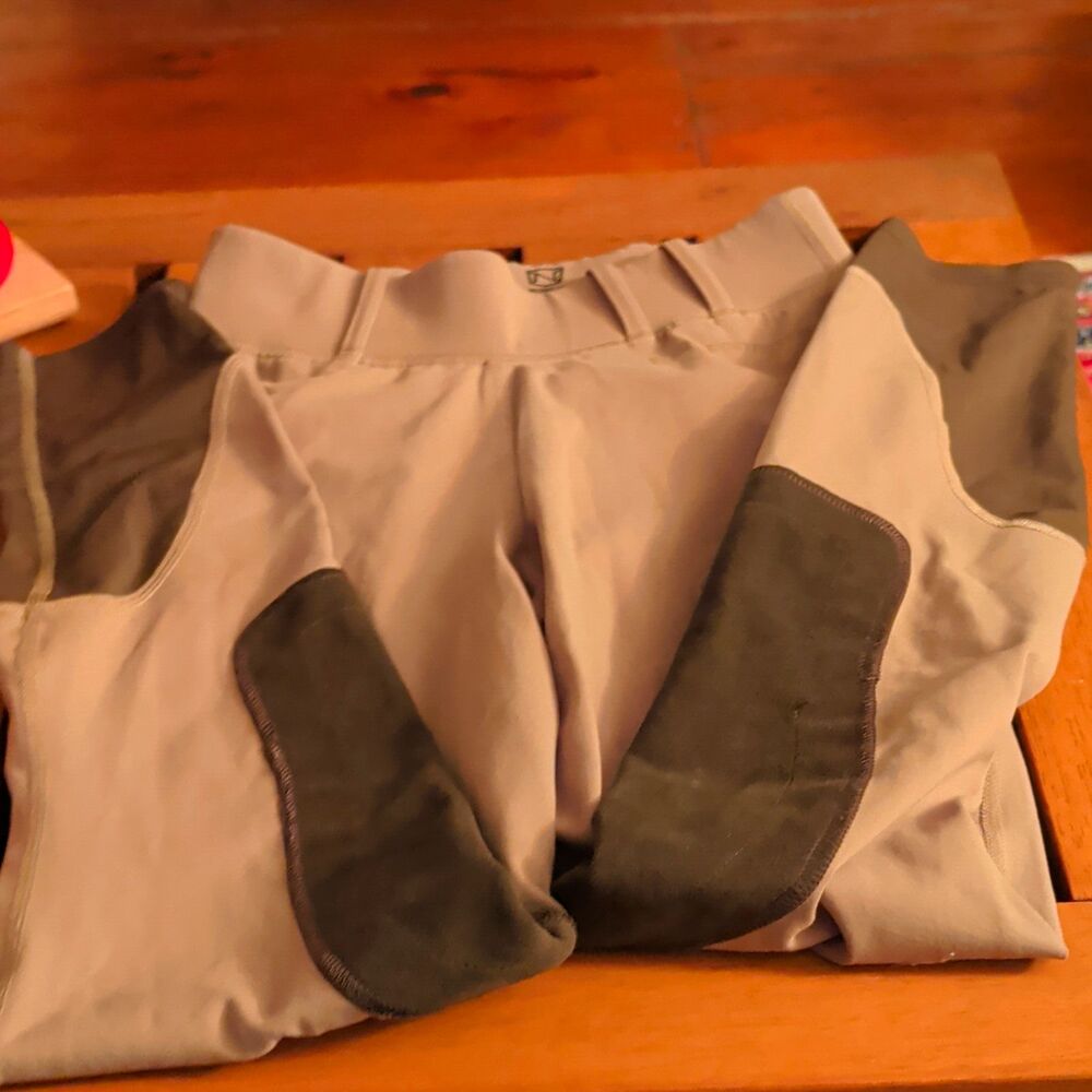 Noble Outfitters Women's Balance Tight Breeches XS Tan/Gray Full Seat